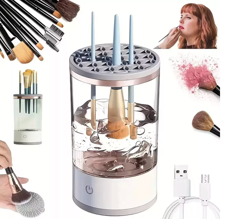 LIMPIADOR ELECTRICO DE BROCHAS DE MAQUILLAJE