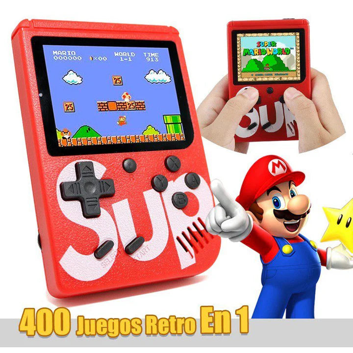 🎮 Mini Consola Retro Sup 🕹 +400 Juegos