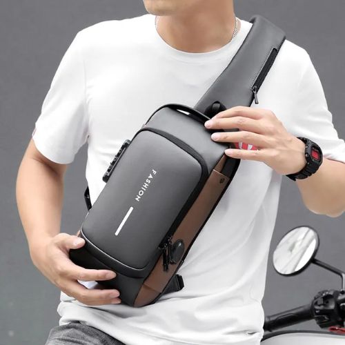 FORTUNNA™ BOLSO ANTIRROBO CON USB INTEGRADO