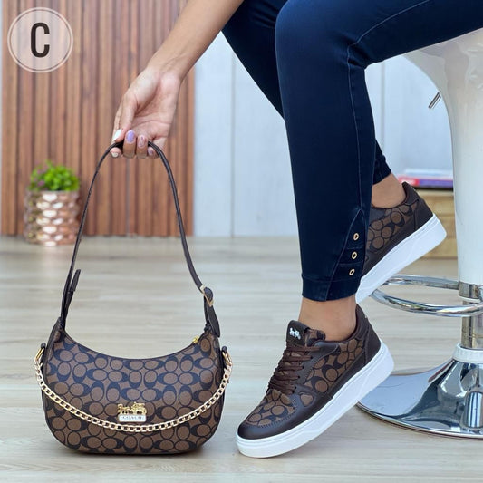 Combo: Tenis + Bolso Coach Dama
