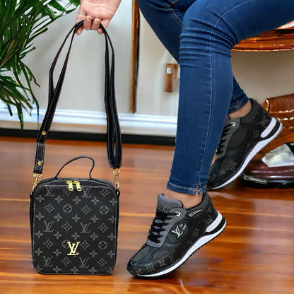 Combo: Tenis + Bolso Run LV Dama