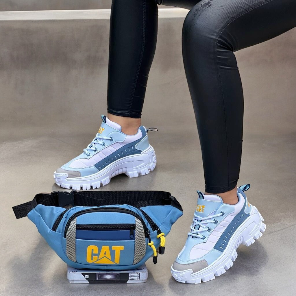 Combo: Tenis + Bolso Cat Intruder Dama