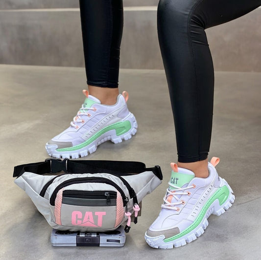 Combo: Tenis + Bolso Cat Intruder Dama
