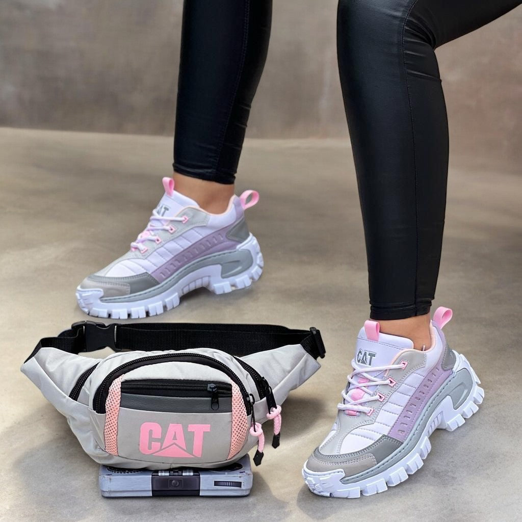 Combo: Tenis + Bolso Cat Intruder Dama
