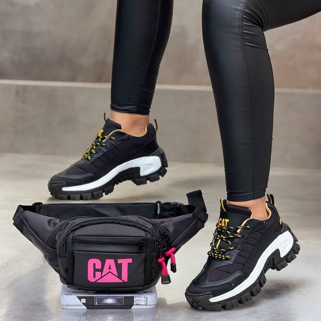 Combo: Tenis + Bolso Cat Intruder Dama