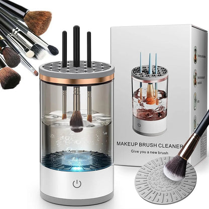 LIMPIADOR ELECTRICO DE BROCHAS DE MAQUILLAJE