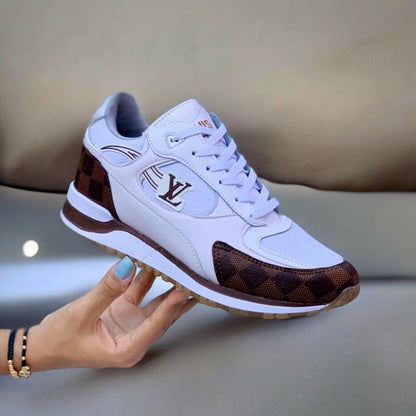 Combo: Tenis + Bolso Morral Sneakers LV Dama
