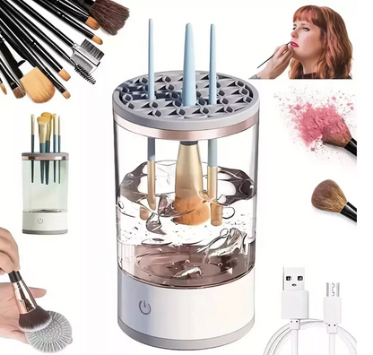LIMPIADOR ELECTRICO DE BROCHAS DE MAQUILLAJE