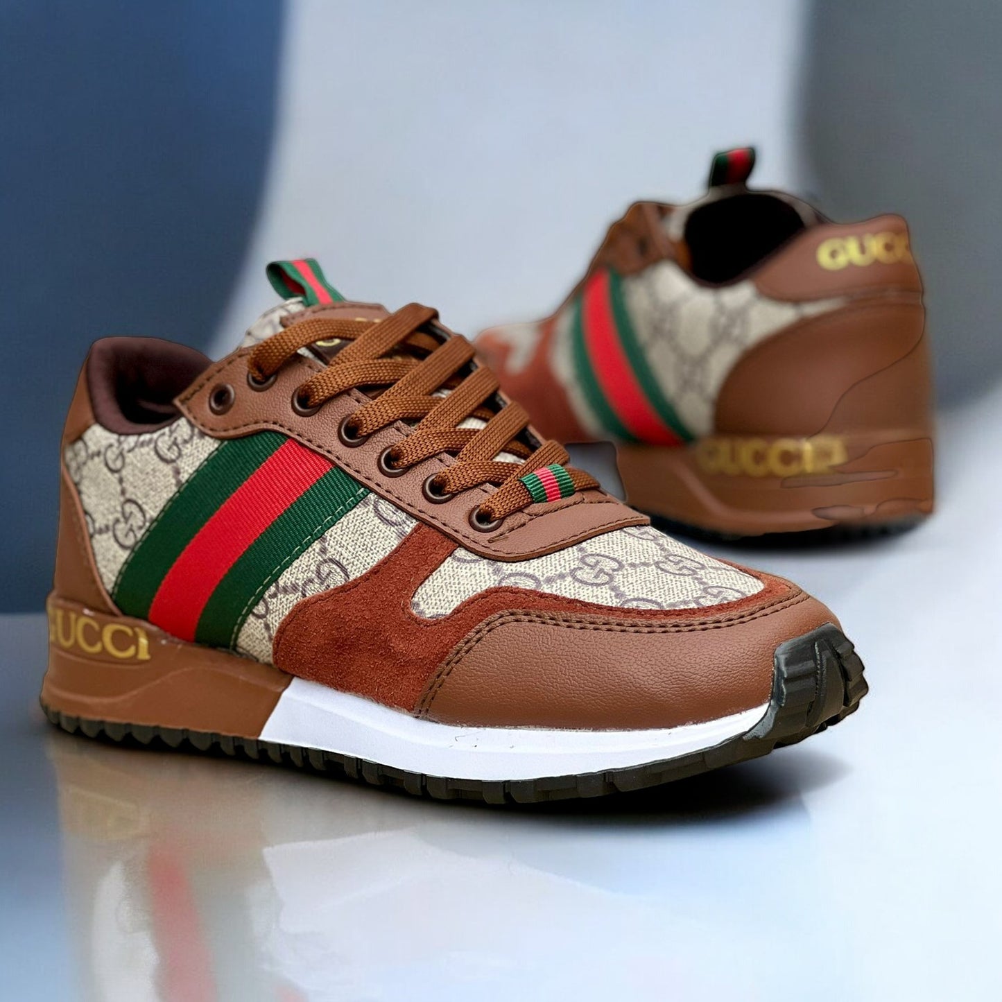 Combo: Tenis + Bolso Bolichero Gucci Dama