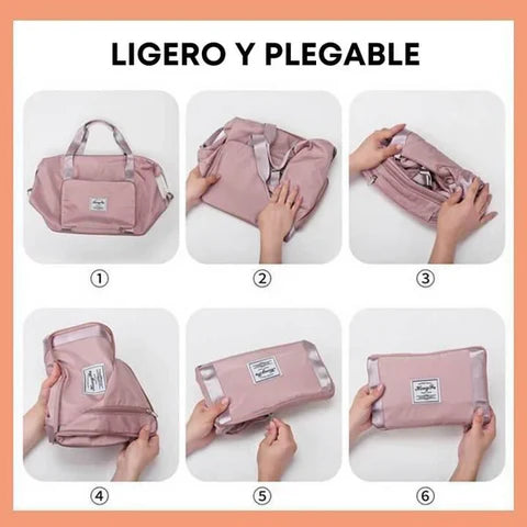 BOLSO DE VIAJE PLEGABLE 3 EN 1