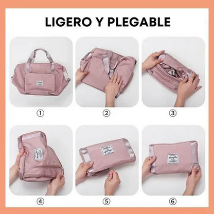 BOLSO DE VIAJE PLEGABLE 3 EN 1