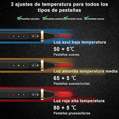 ENCRESPADOR Y RIZADOR DE PESTAÑAS ELÉCTRICO | USB RECARGABLE