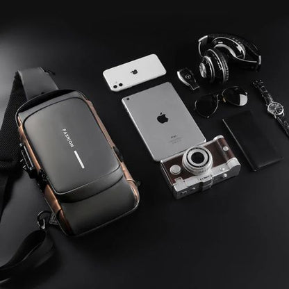 FORTUNNA™ BOLSO ANTIRROBO CON USB INTEGRADO