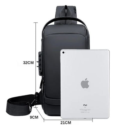FORTUNNA™ BOLSO ANTIRROBO CON USB INTEGRADO