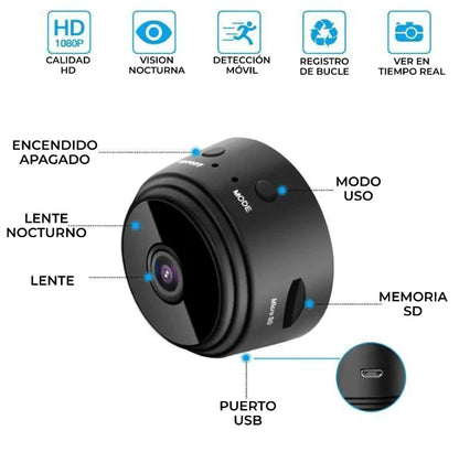 MINI CÁMARA ESPÍA CON WIFI